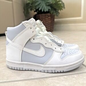Nike Dunk High GS Sneaker Size 4.5Y Summit White Pure Platinum‎ DB2179 107 Shoes